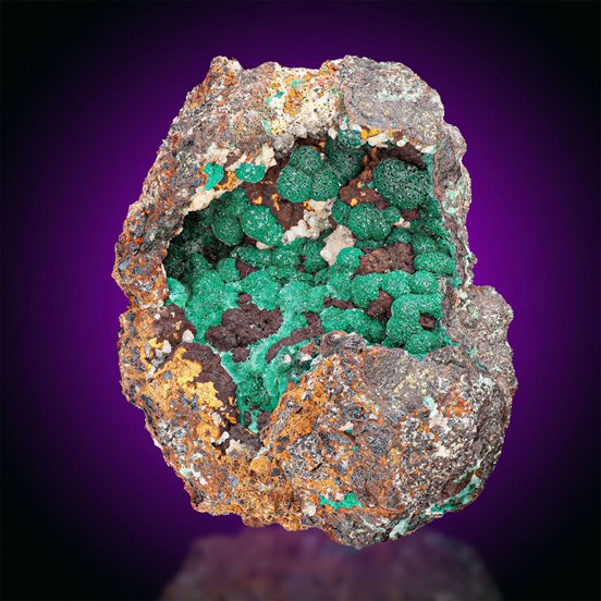 Malachite-Kupferberg Mine | Letmathe | Hagen | North Rhine-Westphalia | Germany